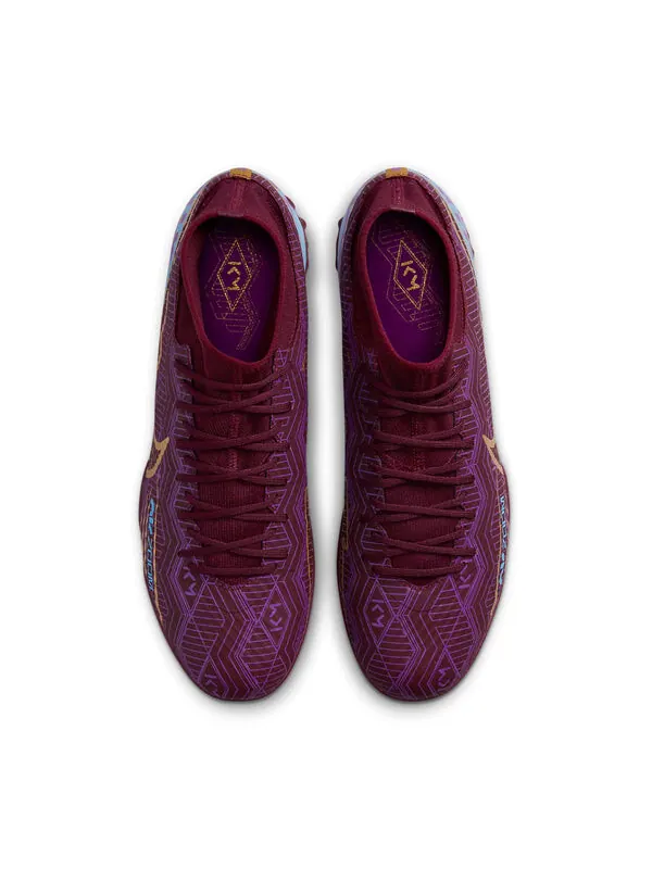 Кроссовки mercurial superfly 9 academy km tf Nike — изображение 4 из 4, красный/фиолетовый