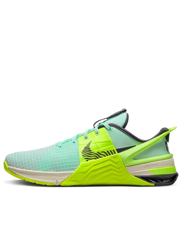 Кроссовки metcon 8 flyease Nike — изображение 1 из 4, зеленый/желтый