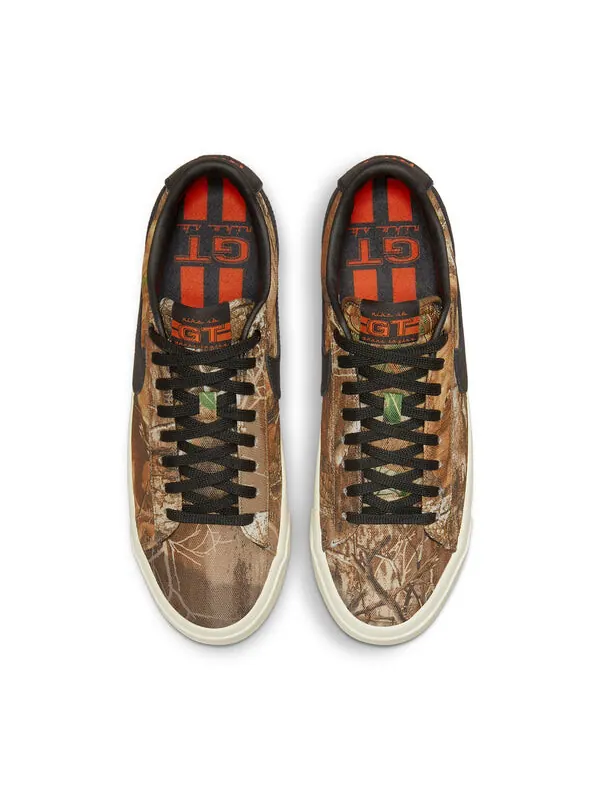 Кроссовки blazer low pro gt premium sb Nike — изображение 4 из 4, коричневый/черный