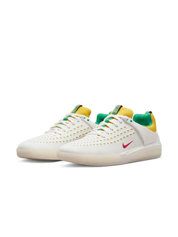 Кроссовки nyjah 3 premium sb Nike — изображение 3 из 4, белый/зеленый/желтый