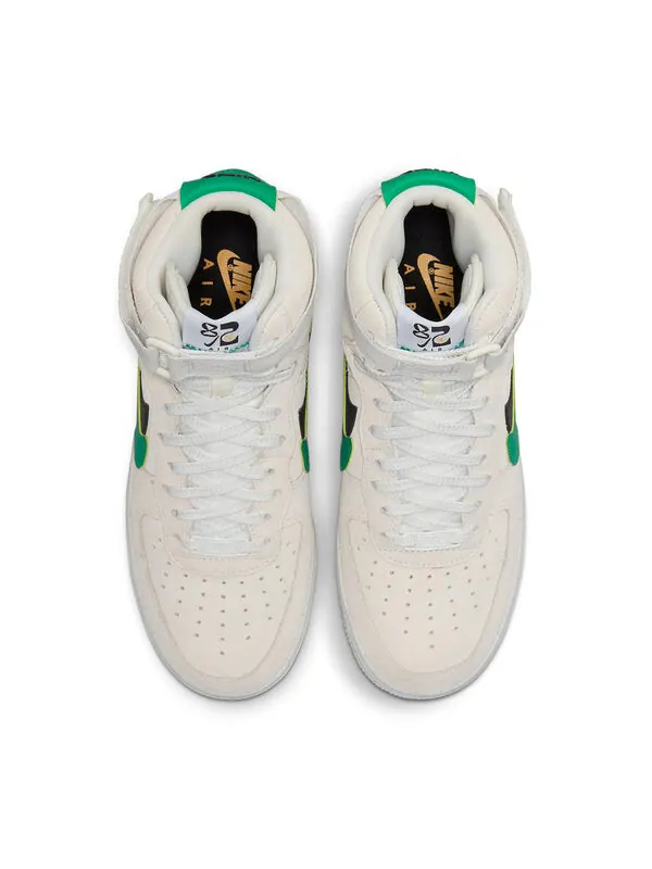 Кроссовки air force 1 high se Nike — изображение 4 из 4, кремовый/зеленый