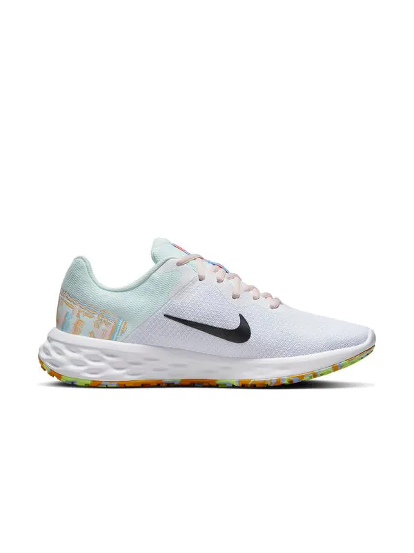 Кроссовки Revolution 6 Next Nature Premium Nike — изображение 2 из 4, белый/черный/зеленый