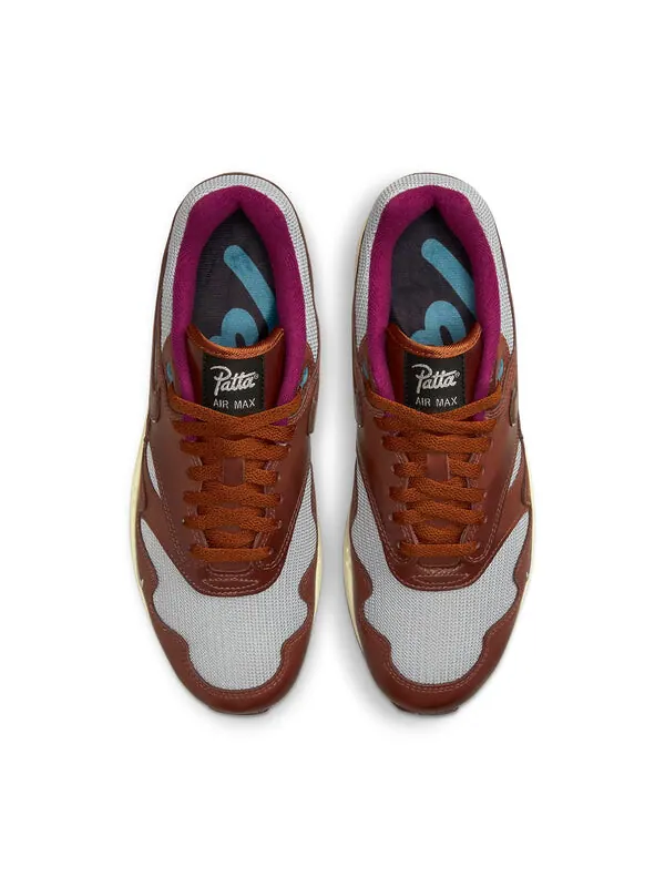 Кроссовки patta x air max 1 Nike — изображение 4 из 4, коричневый/серый