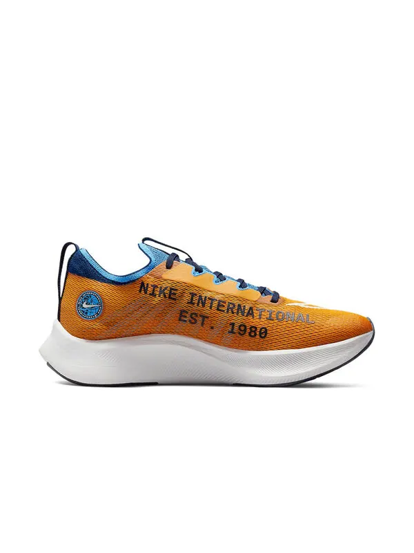 Кроссовки zoom fly 4 премиум Nike — изображение 2 из 4, оранжевый/синий