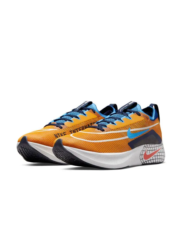 Кроссовки zoom fly 4 премиум Nike — изображение 3 из 4, оранжевый/синий
