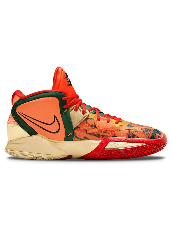 Кроссовки Nike Kyrie Infinity '1 World, 1 People' — изображение 2 из 4, оранжевый/зеленый
