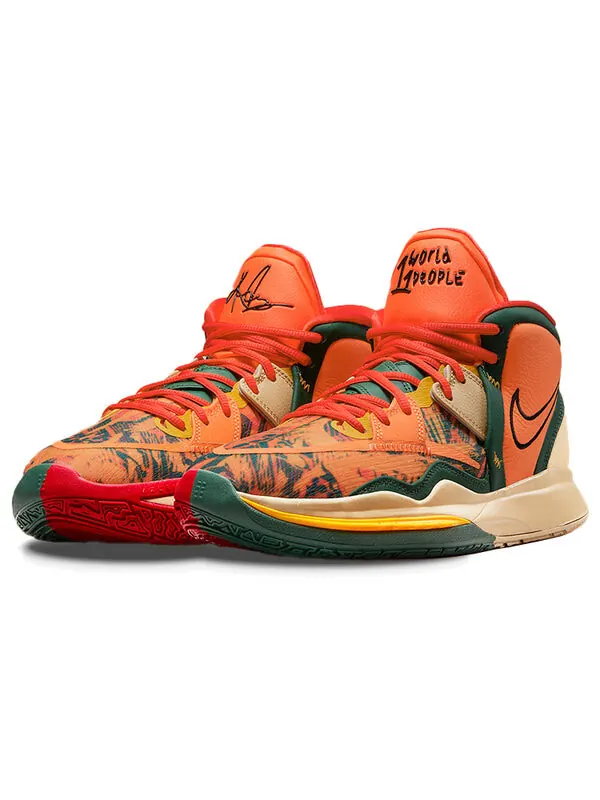 Кроссовки Nike Kyrie Infinity '1 World, 1 People' — изображение 3 из 4, оранжевый/зеленый