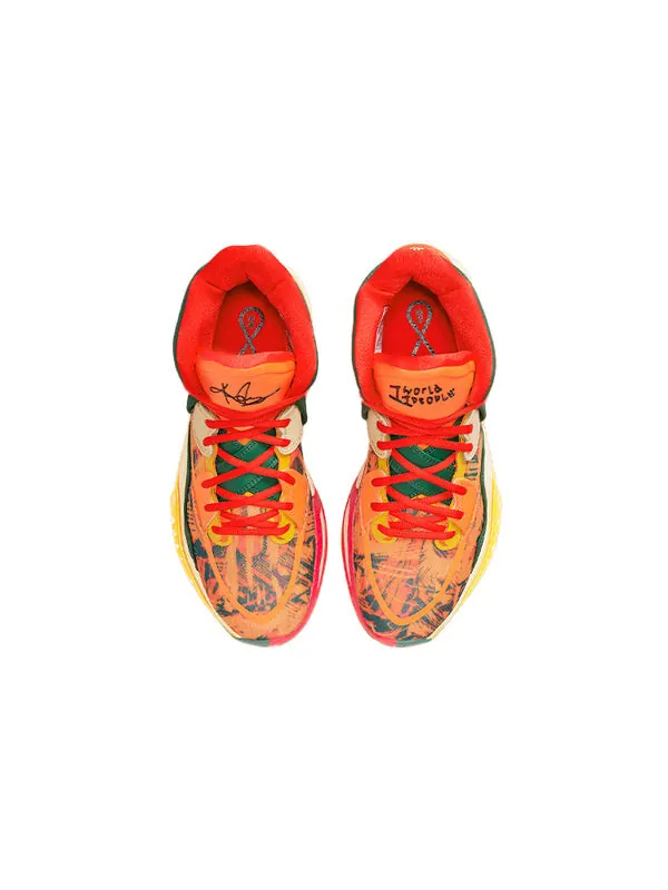 Кроссовки Nike Kyrie Infinity '1 World, 1 People' — изображение 4 из 4, оранжевый/зеленый