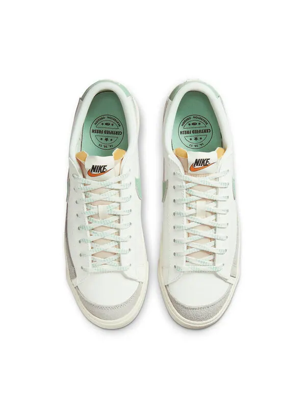 Кроссовки blazer low '77 premium 'certified fresh' Nike — изображение 4 из 4, белый/зеленый