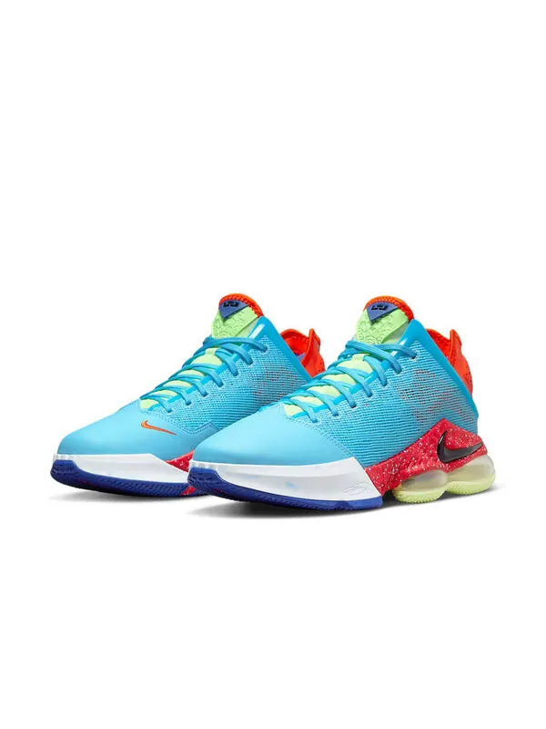 Кроссовки lebron 19 low ep 'blue chill' Nike — изображение 3 из 4, синий/красный