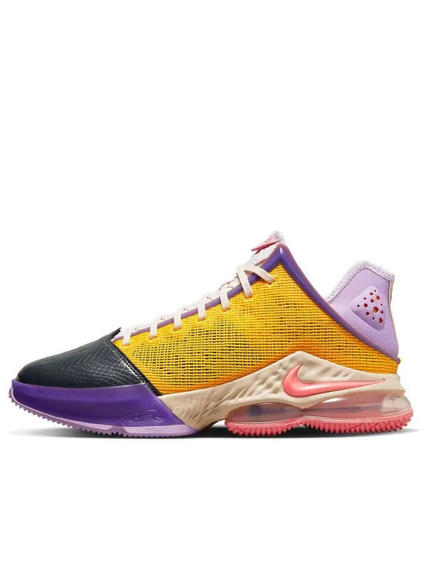 Кроссовки lebron 19 low 'mismatch' Nike — изображение 1 из 4, желтый/фиолетовый