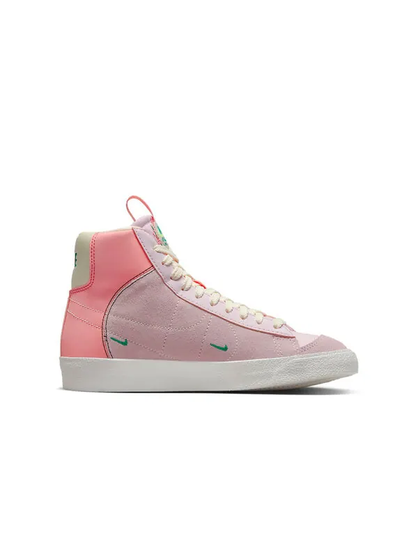 Кроссовки blazer mid '77 se 'dance - pink foam' Nike — изображение 2 из 4, розовый/желтый