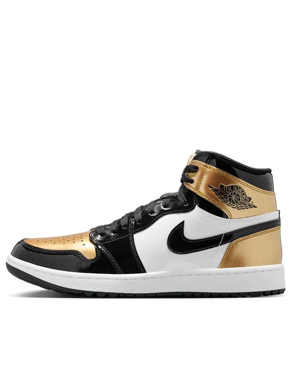 Кроссовки 1 high golf 'patent gold toe' Air Jordan — изображение 1 из 4