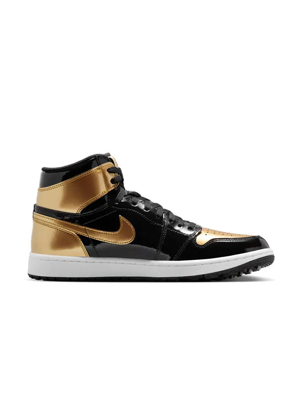 Кроссовки 1 high golf 'patent gold toe' Air Jordan — изображение 2 из 4