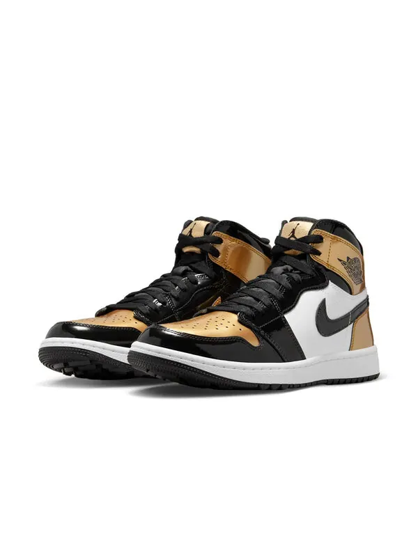 Кроссовки 1 high golf 'patent gold toe' Air Jordan — изображение 4 из 4