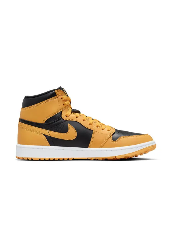 Кроссовки Air Jordan 1 Retro High Golf 'Pollen' — изображение 2 из 4, черный/белый