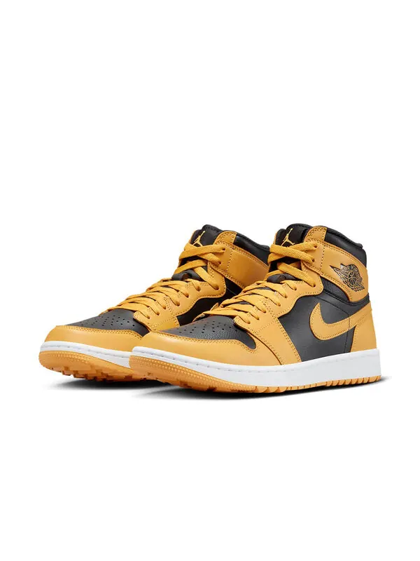 Кроссовки Air Jordan 1 Retro High Golf 'Pollen' — изображение 3 из 4, черный/белый