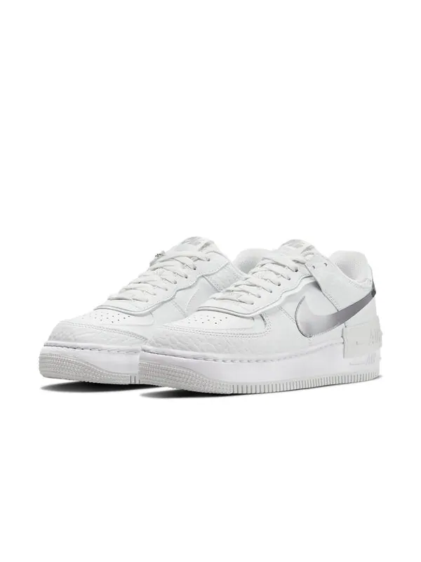 Кроссовки air force 1 shadow Nike — изображение 3 из 4, белый/серебристый