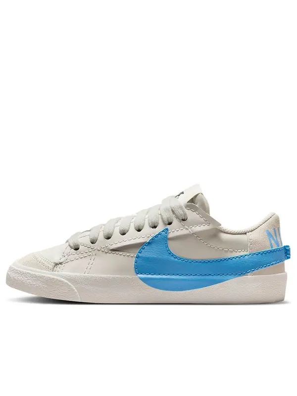Кроссовки blazer low '77 jumbo 'summit white geode teal' Nike — изображение 1 из 4, белый/синий