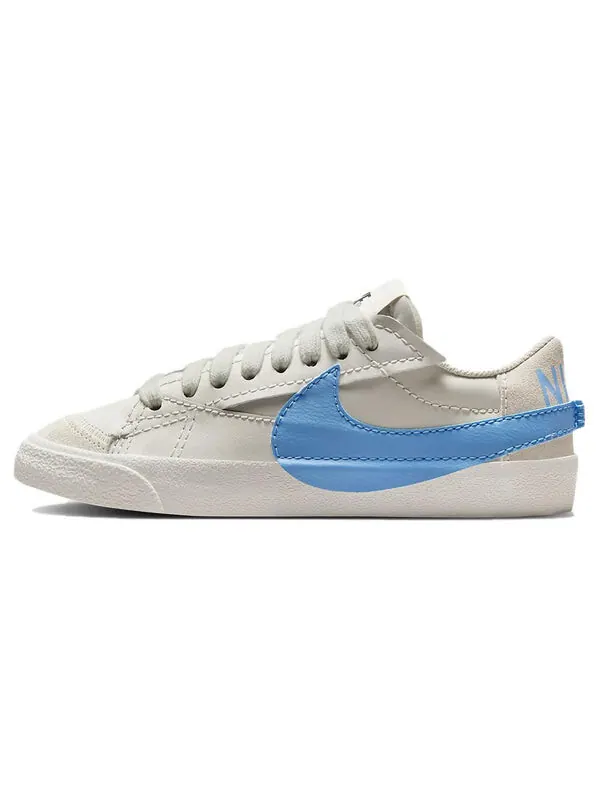 Кроссовки blazer low '77 jumbo 'summit white geode teal' Nike — изображение 2 из 4, белый/синий