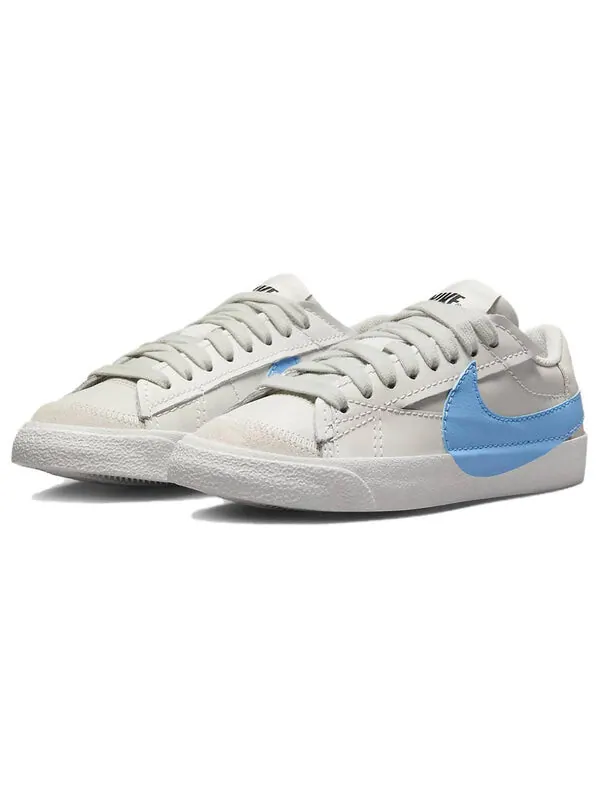 Кроссовки blazer low '77 jumbo 'summit white geode teal' Nike — изображение 4 из 4, белый/синий