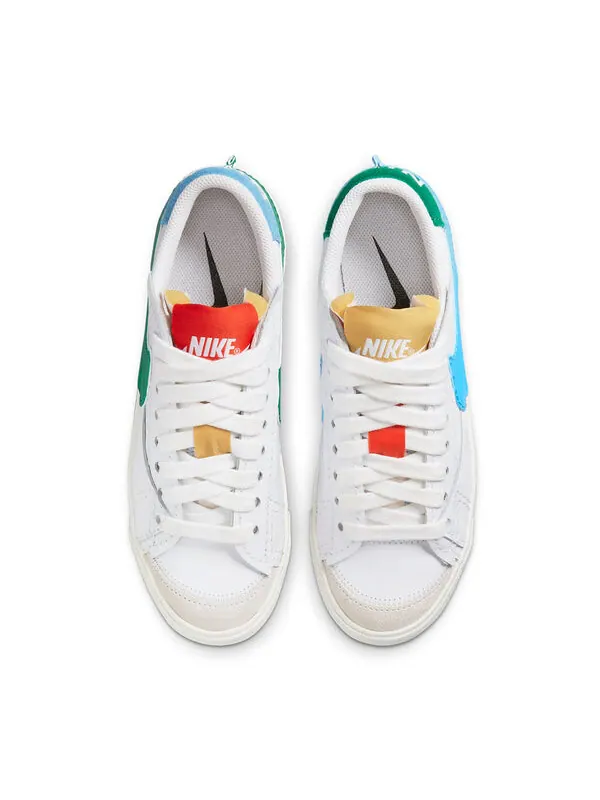 Кроссовки blazer low '77 jumbo 'mismatch' Nike — изображение 4 из 4, белый/синий