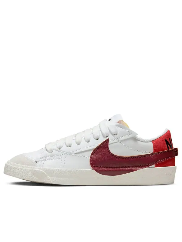 Кроссовки blazer low '77 jumbo 'white dark beetroot' Nike — изображение 1 из 4, белый/красный