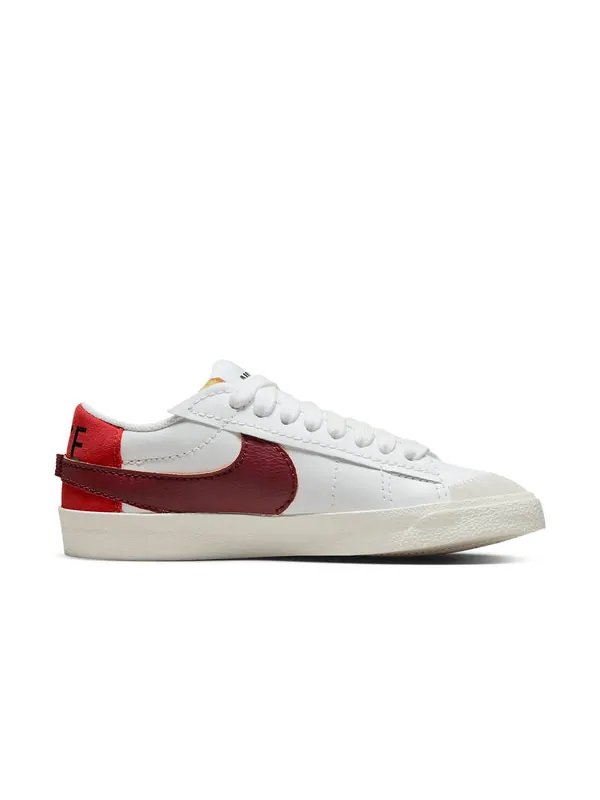 Кроссовки blazer low '77 jumbo 'white dark beetroot' Nike — изображение 2 из 4, белый/красный