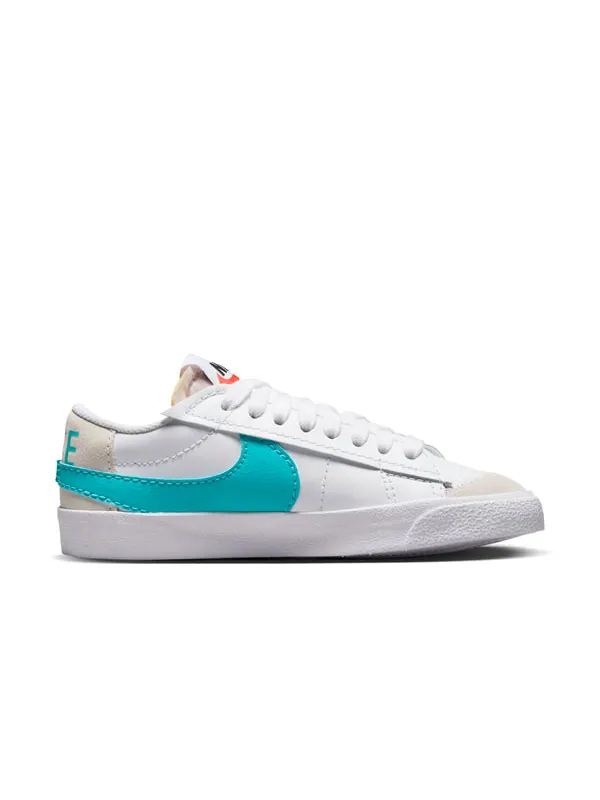Кроссовки blazer low '77 jumbo 'white dusty cactus' Nike — изображение 2 из 4, белый/белый/оранжевый