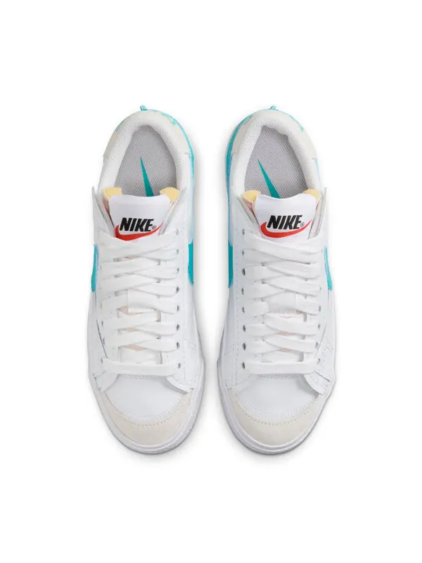 Кроссовки blazer low '77 jumbo 'white dusty cactus' Nike — изображение 4 из 4, белый/белый/оранжевый