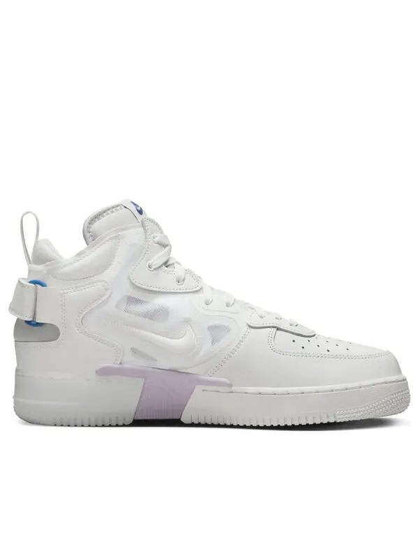 Кроссовки air force 1 mid react 'summit white' Nike — изображение 2 из 4, белый