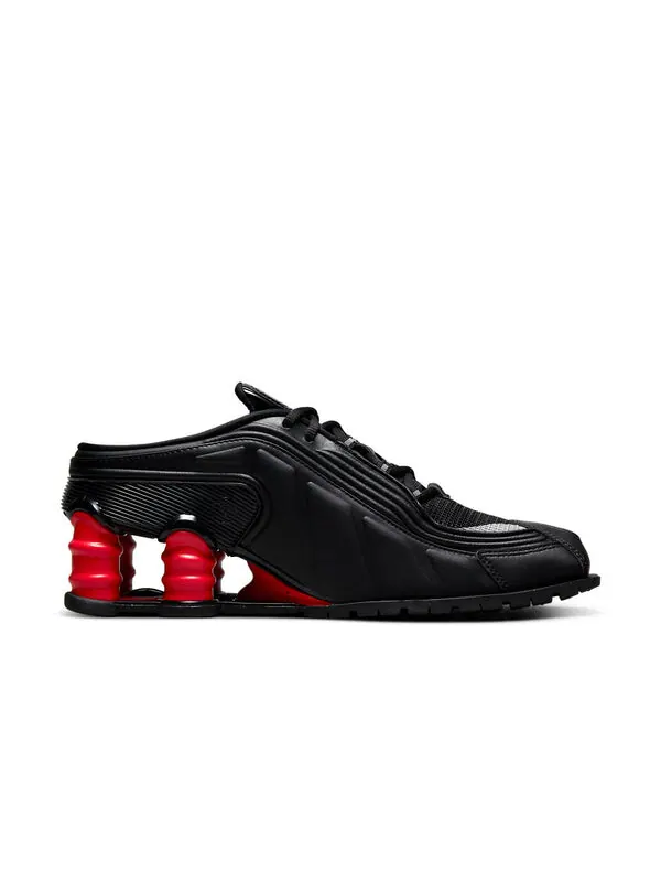 Кроссовки martine rose x shox mule mr4 'black comet red' Nike — изображение 2 из 4, черный/красный