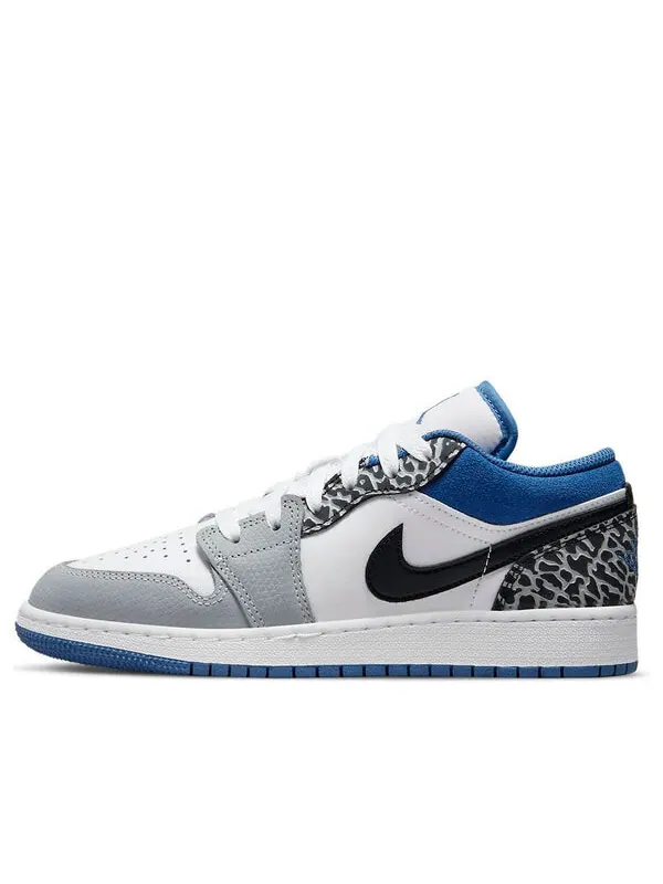 Кроссовки 1 low se Air Jordan — изображение 1 из 4, белый/серый/синий/черный