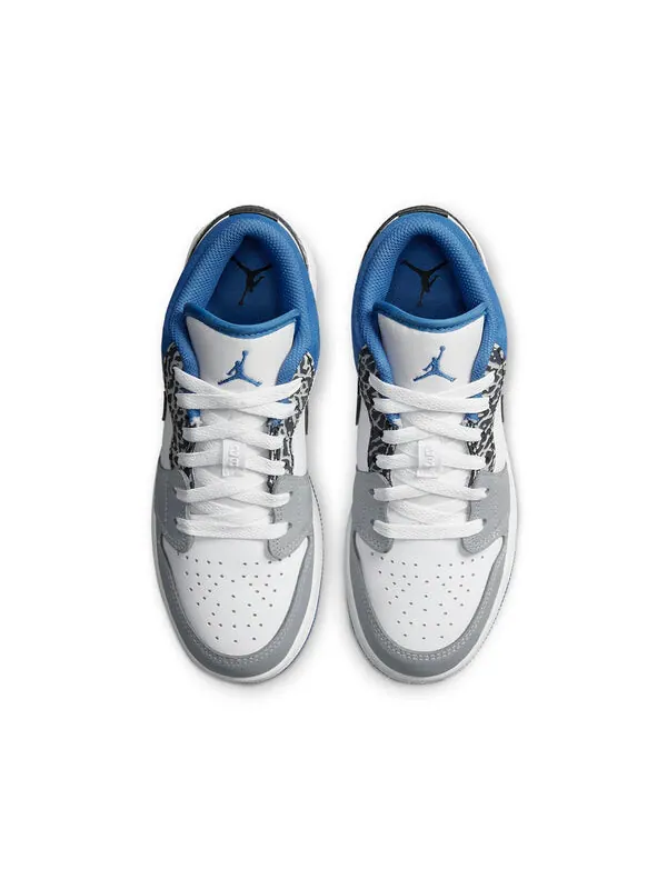 Кроссовки 1 low se Air Jordan — изображение 4 из 4, белый/серый/синий/черный