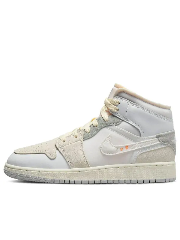 Кроссовки 1 mid se craft Air Jordan — изображение 1 из 4, белый/серый