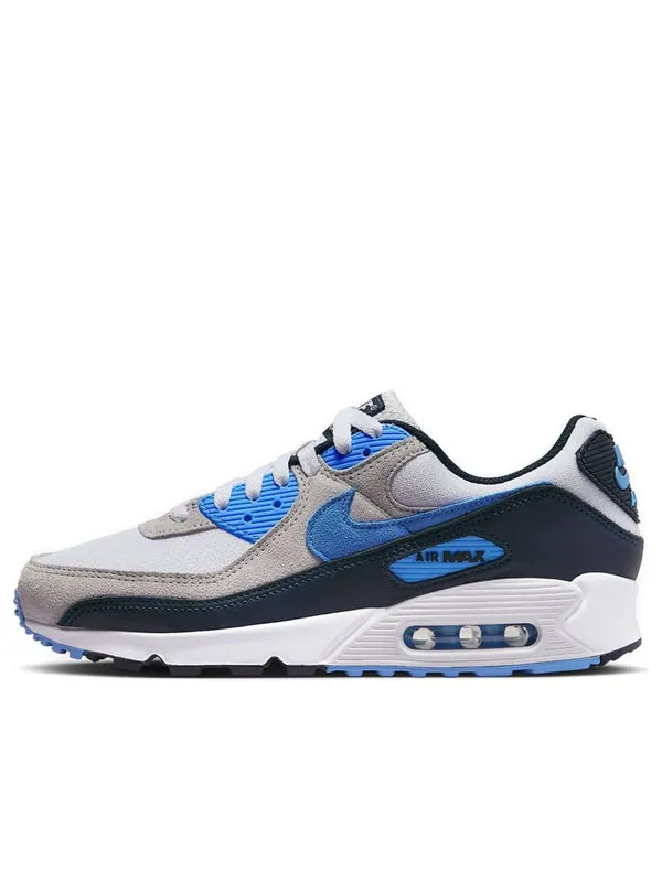 Кроссовки air max 90 'white university blue' Nike — изображение 1 из 1, белый/синий-платиновый