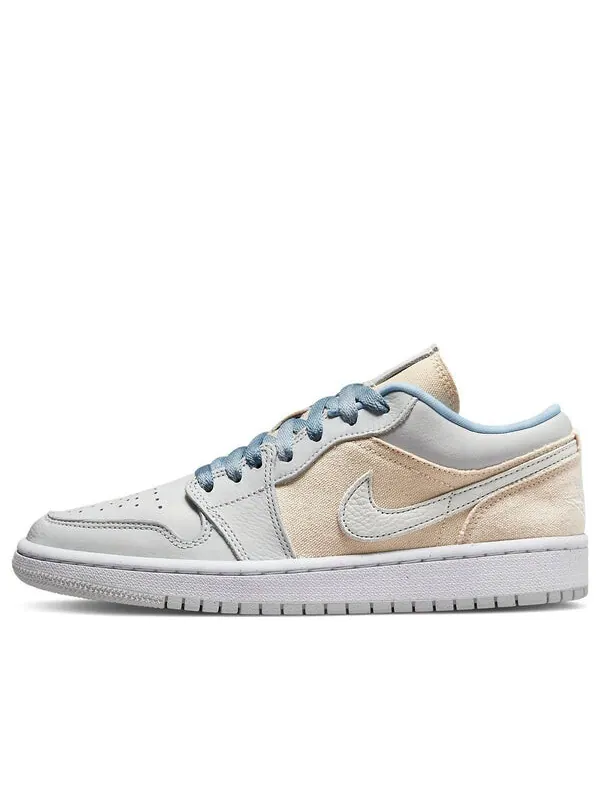Кроссовки 1 низкие Air Jordan — изображение 1 из 4, серый/синий/хаки