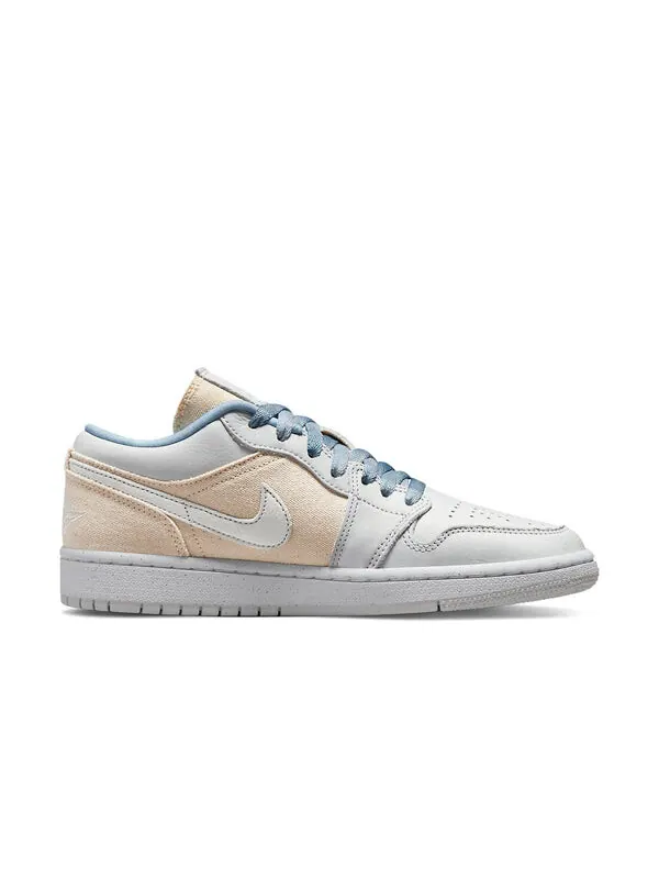 Кроссовки 1 низкие Air Jordan — изображение 2 из 4, серый/синий/хаки