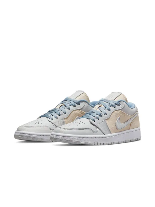 Кроссовки 1 низкие Air Jordan — изображение 3 из 4, серый/синий/хаки