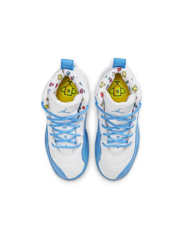 Кроссовки 12 ретро Air Jordan — изображение 4 из 4, синий/белый