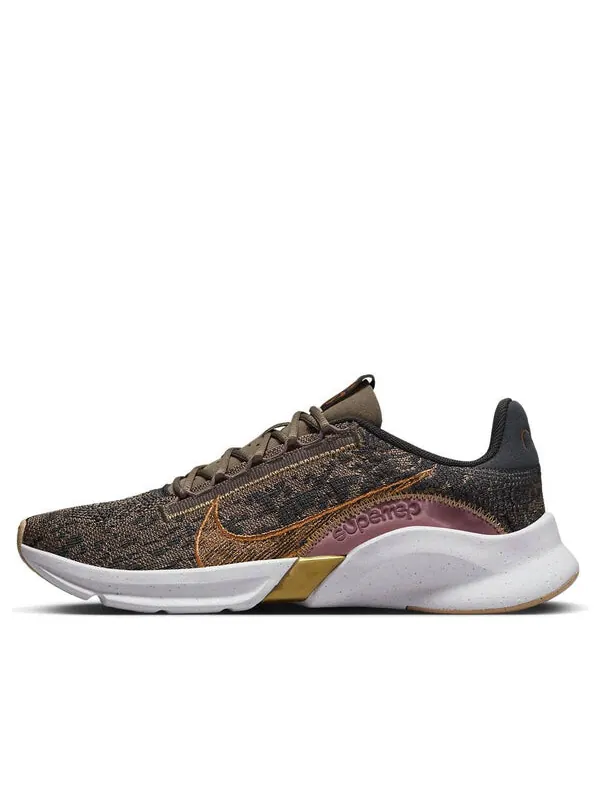 Кроссовки superrep go 3 next nature flyknit premium Nike — изображение 1 из 4, коричнево-серый