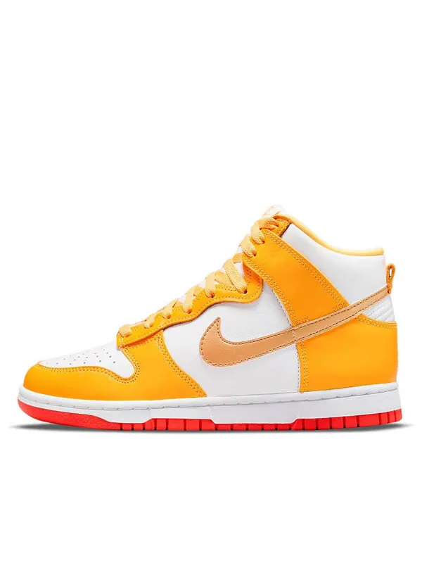 Кроссовки данк высокие Nike — изображение 1 из 4, оранжевый/белый/красный