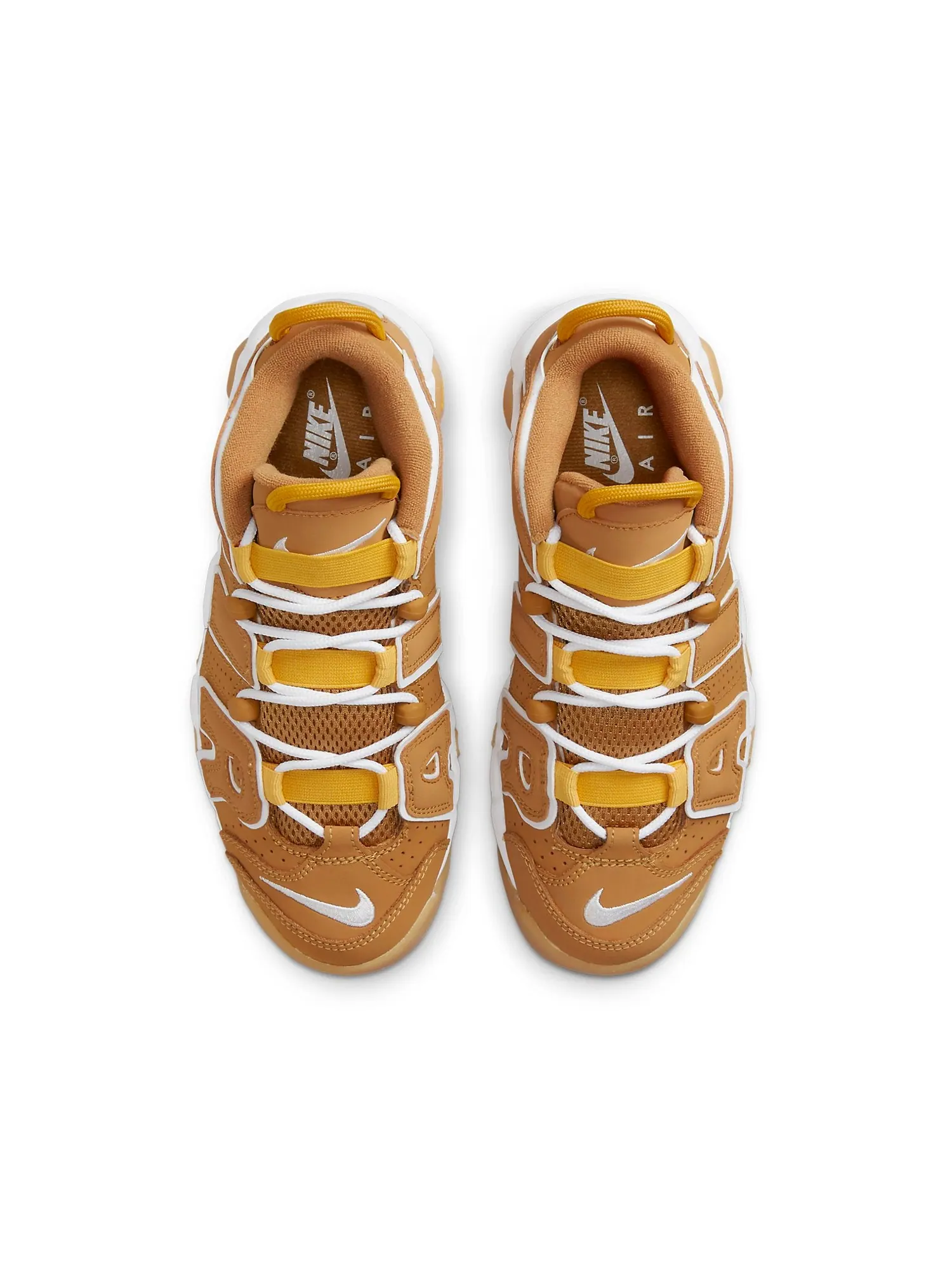 (GS) Nike Air More Uptempo 'Wheat' — изображение 4 из 6, пшеница