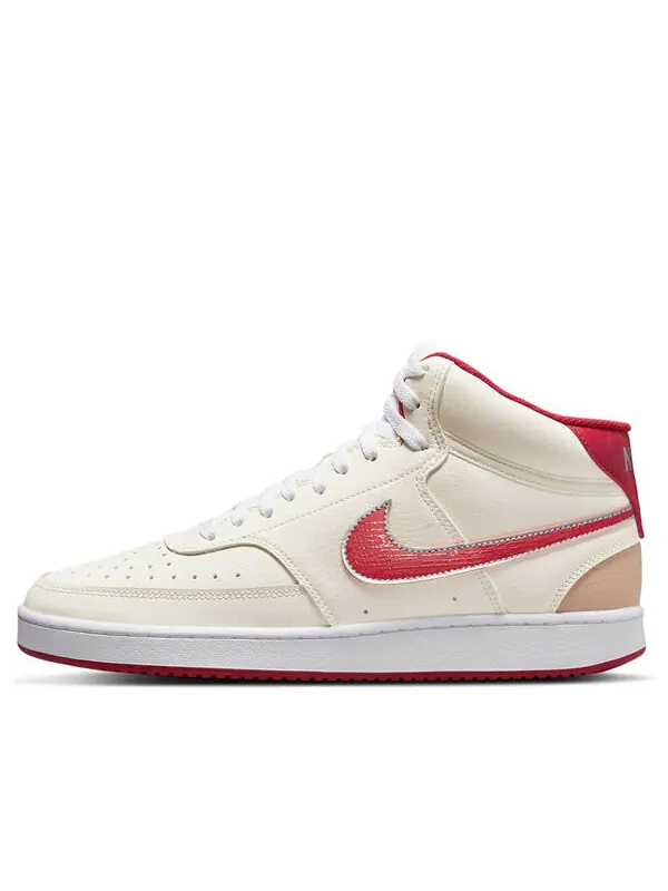 Кроссовки Court Vision Mid Top кроссовки красные Nike — изображение 1 из 4, белый/красный