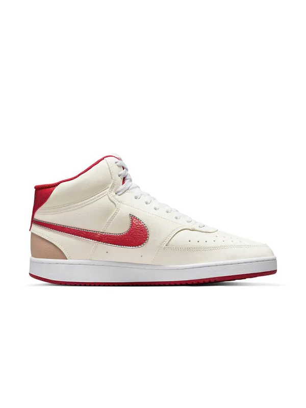 Кроссовки Court Vision Mid Top кроссовки красные Nike — изображение 2 из 4, белый/красный