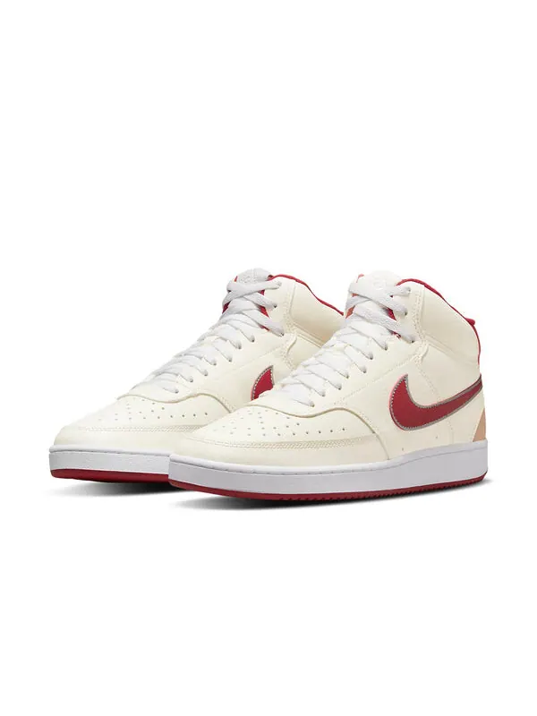 Кроссовки Court Vision Mid Top кроссовки красные Nike — изображение 3 из 4, белый/красный