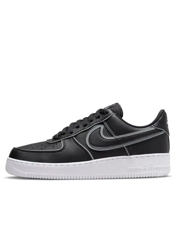Кроссовки air force 1 '07 lv8 'black white reflective' Nike — изображение 1 из 4, черный/белый