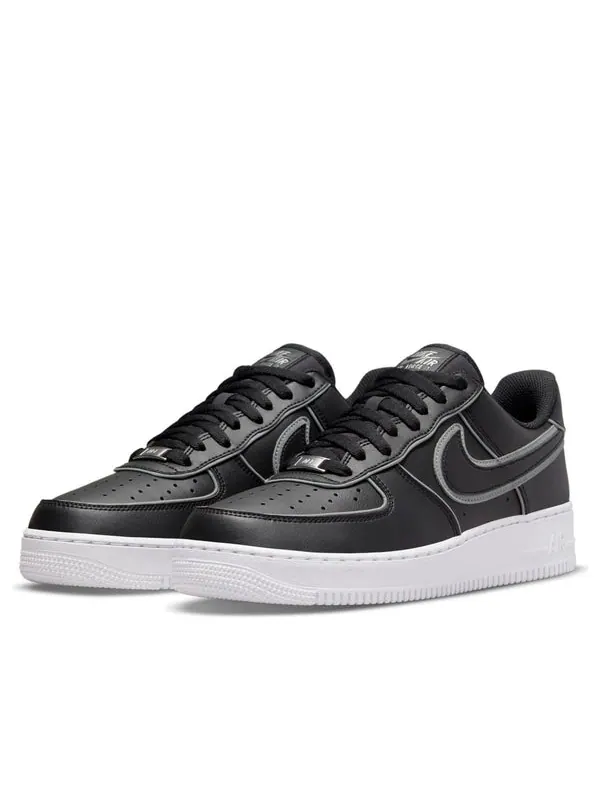 Кроссовки air force 1 '07 lv8 'black white reflective' Nike — изображение 3 из 4, черный/белый