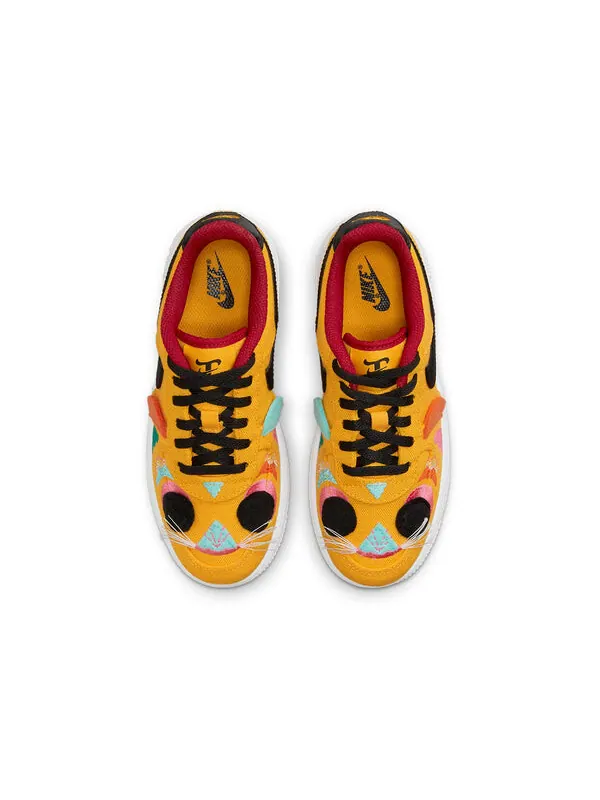 Кроссовки force 1 lv8 Nike — изображение 4 из 4, желтый/черный