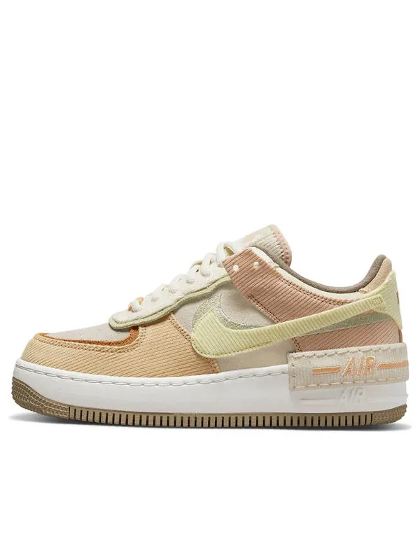 Кроссовки air force 1 shadow Nike — изображение 1 из 4, зеленый/белый/коричневый